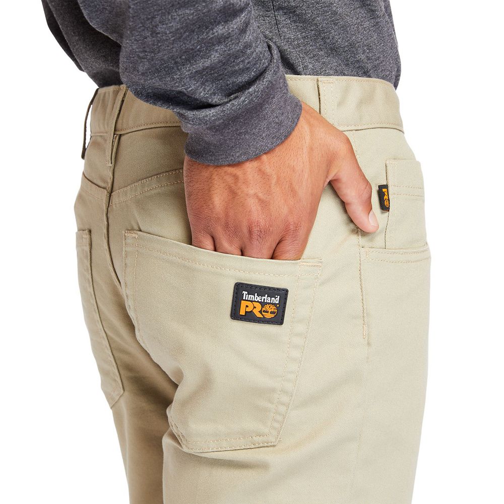 Pantaloni Timberland Barbati Kaki - Pro® 8 Series Flex Panza Work - Romania - XPMKNQ539